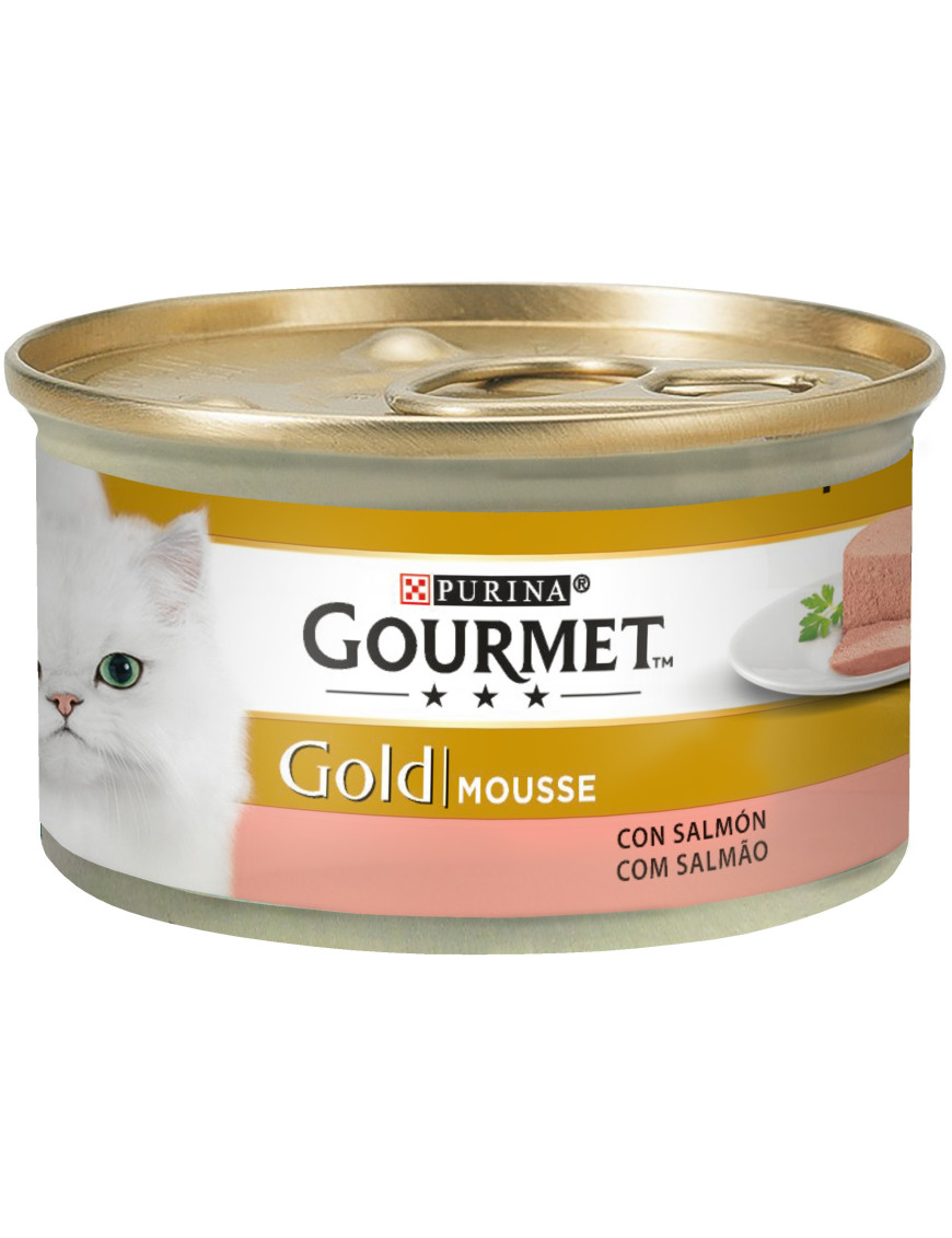 Gourmet Gold Mousse de Salmón para Gatos