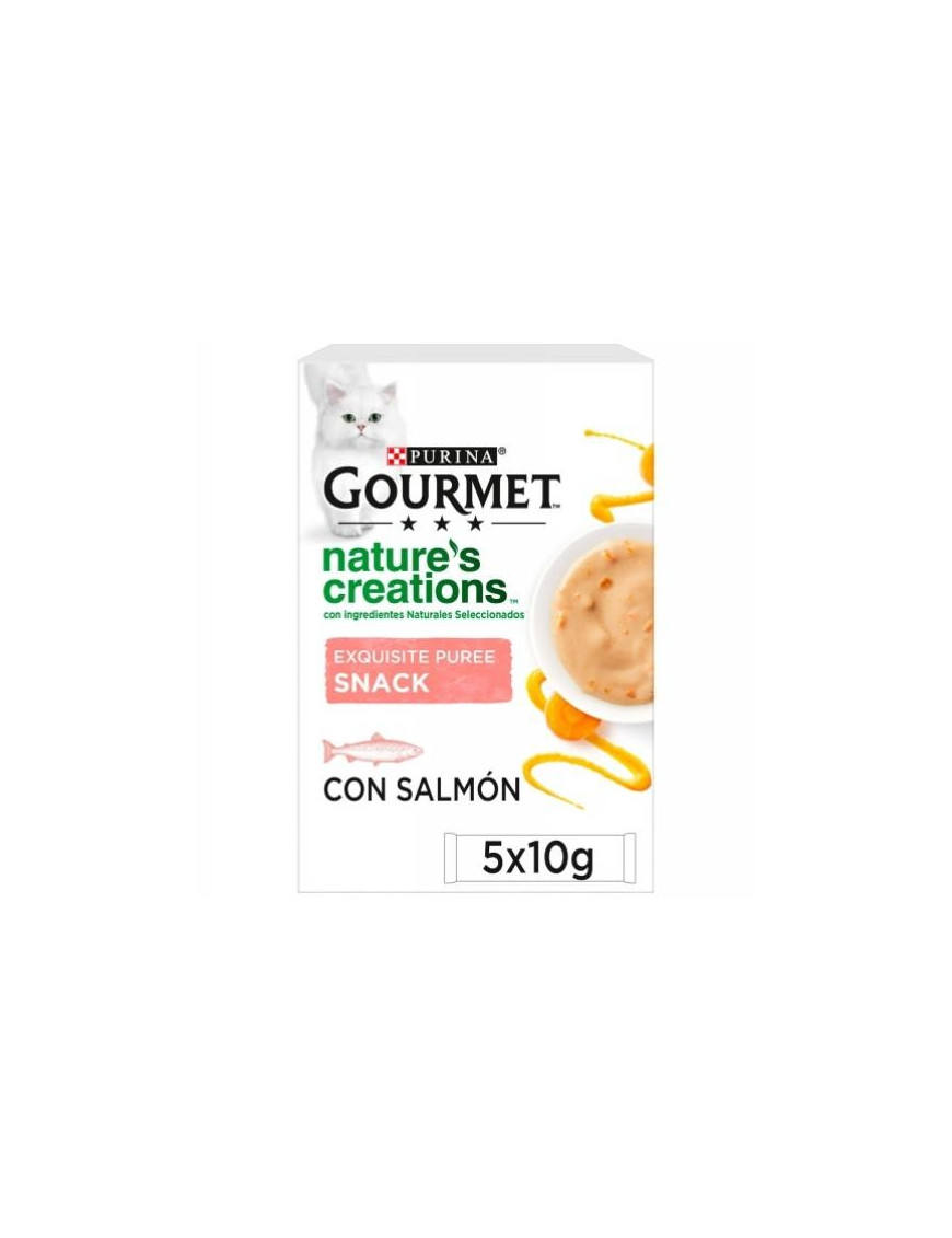 Gourmet Puree con Salmón para Gatos Purina 2.95€ - 1