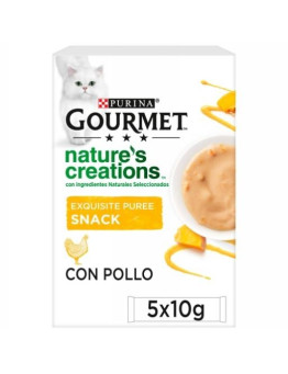 Gourmet Puree con Pollo para Gatos Purina 2.95€ - 1