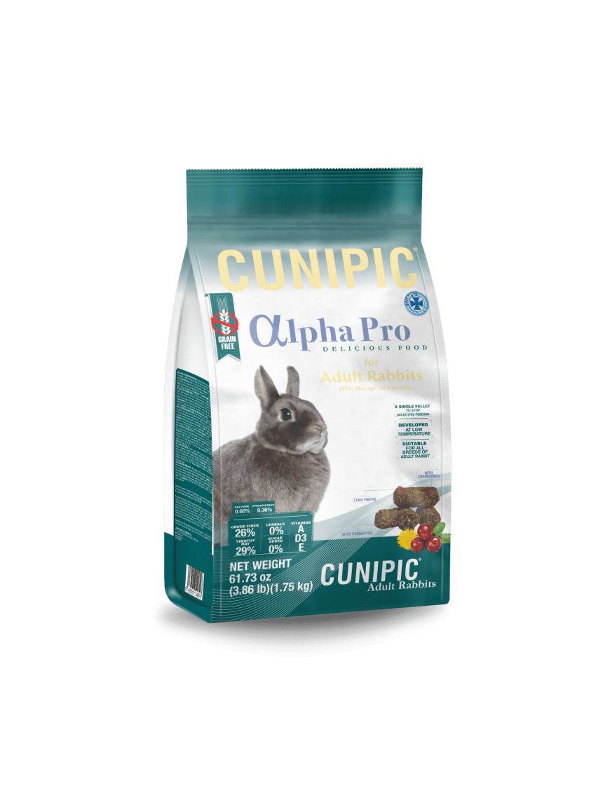 Alimentação de coelho adulto Alpha Pro Cunipic 6.9€ - 1