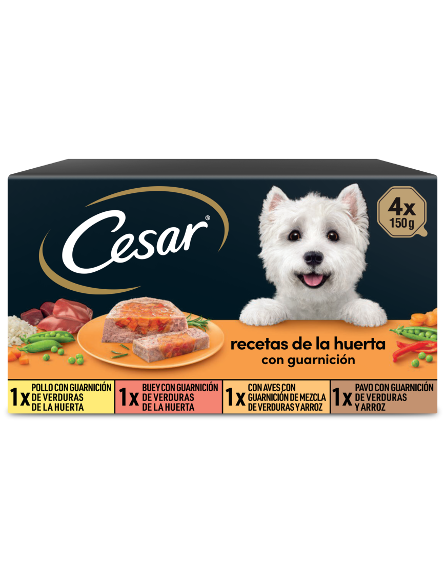 Comida Húmeda Selección de la Huerta Multipack Cesar 8.25€ - 1