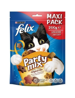 Felix Snack Party Mix Original para Gatos