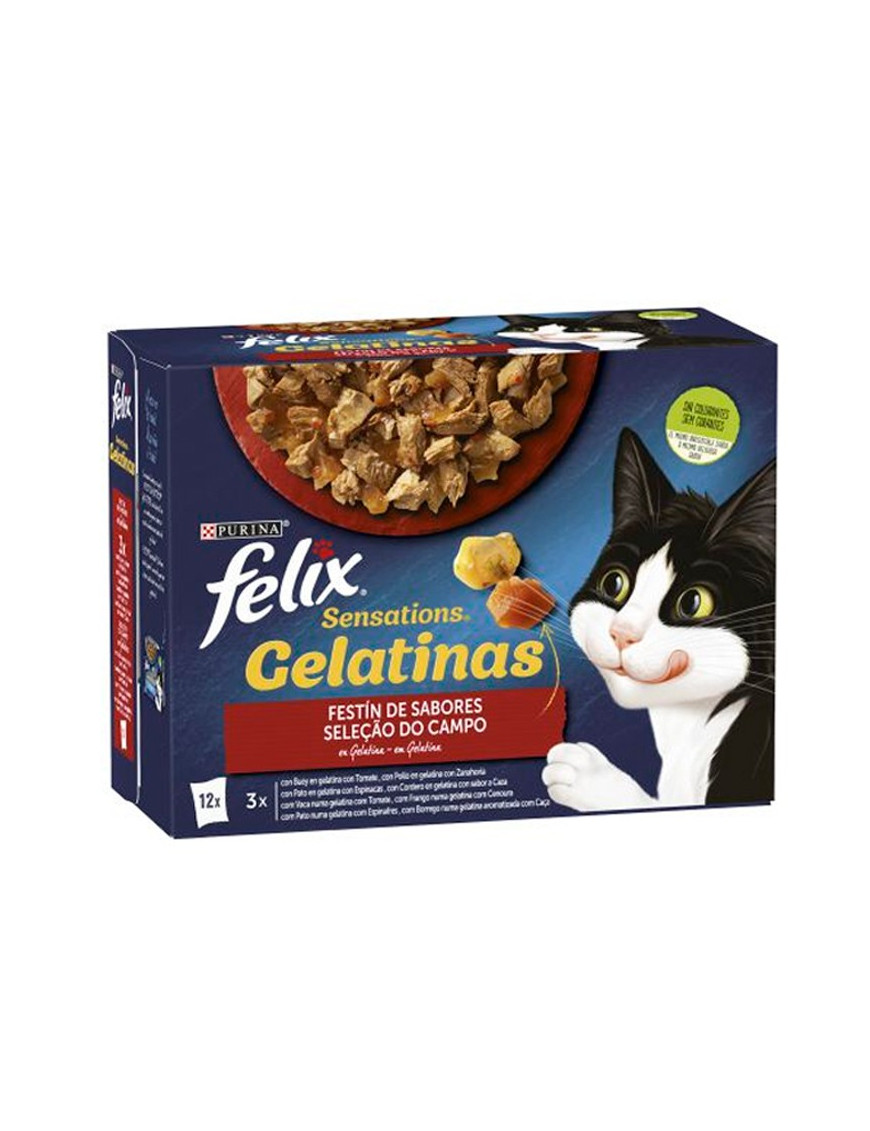 Comida Húmeda Sensations Gelatinas Festín de Mar Felix 5.95€ - 1