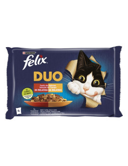 Comida Húmeda Fantastic Duo Delicius con Carne Felix 5.25€ - 1