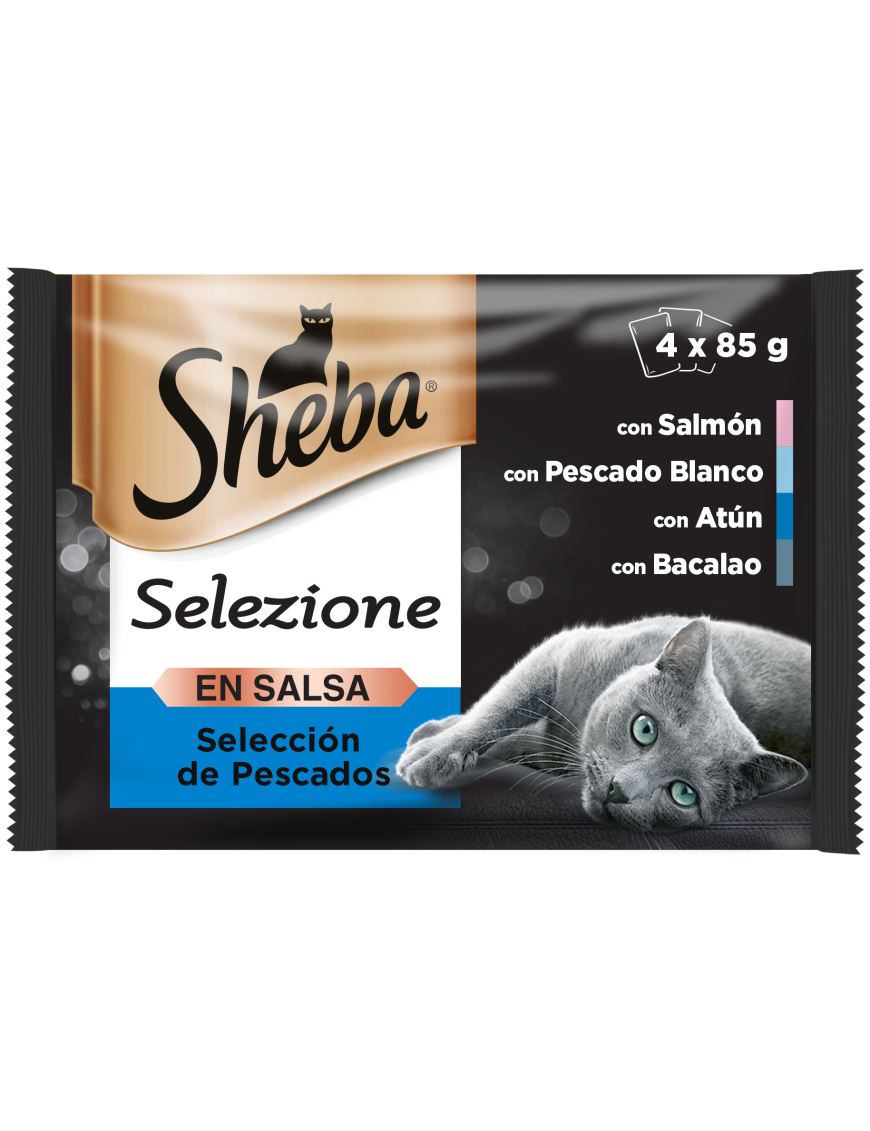 Comida Húmeda Selección de Pescados Sheba 3.4€ - 1