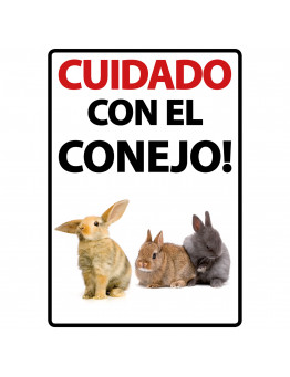 Señal A5 'Cuidado con el Conejo' 2.438017€ - 1