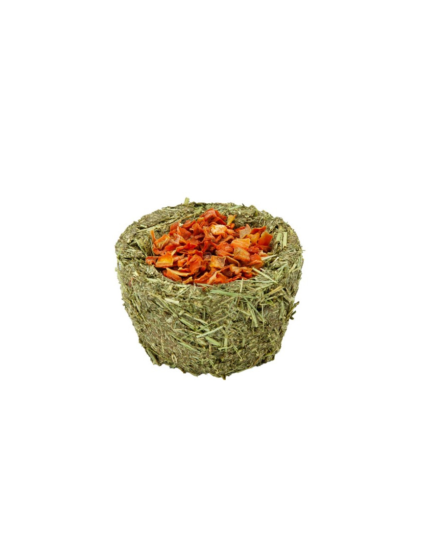 Cuenco para Picar de Heno Timothy con Zanahoria Tastys Natur Holz 4.95€ - 1
