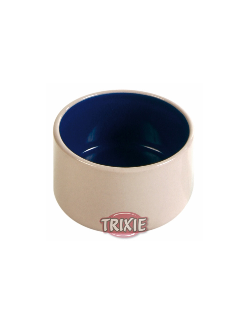 Trixie Comedero de Cerámica Azul-Crema