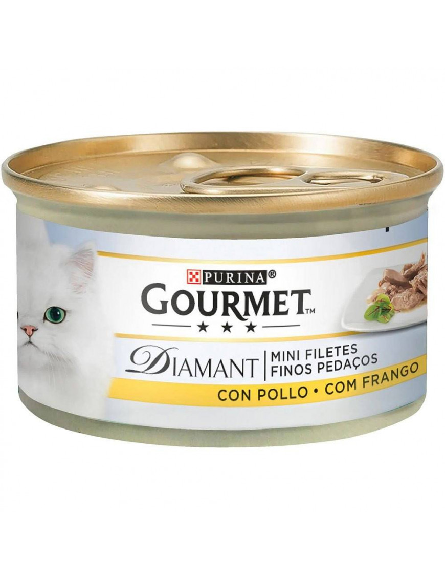 Gourmet Diamant Finas Lochas com Frango para Gatos Purina 2.250001€ - 1